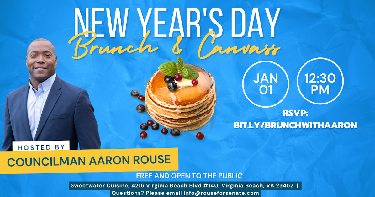 New Year's Day Brunch and Canvass Launch with Aaron Rouse! · Mobilize